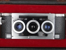 Collectable, Custom Lovely Stereo Realist Camera, With Rare Earth Lenses, Boxed.