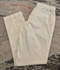Ivory AQUASCTUM GOLF TROUSERS Size 30