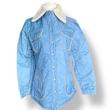 Vintage White Stag Blue Puffer