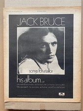JACK BRUCE SONGS FOR A TAILOR
