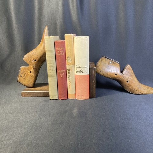 Vintage cobbler wooden shoe - vintage,