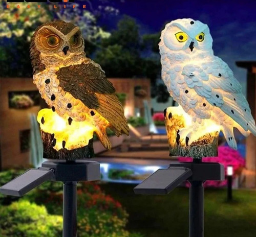 Owl led solar - led, garden