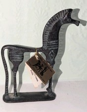 Vintage greek bronze horse - greek,