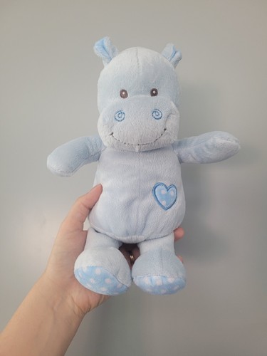 Card factory blue teeny - blue, hippo