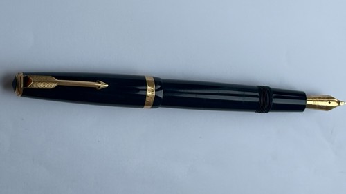 Vintage blue parker - blue, duofold