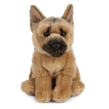 German Shepherd Puppy Plush Soft Toy Dog Teddy by Living Nature. Gift. 20cmH