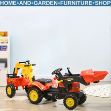 Kids Excavator Tractor Ride On