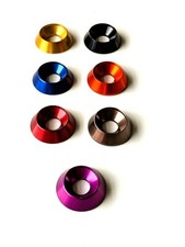 M8 Countersunk Washers Anodised Aluminium - 8 Colours