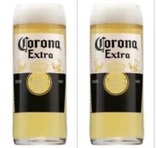 24 x Corona Half Pint Glasses