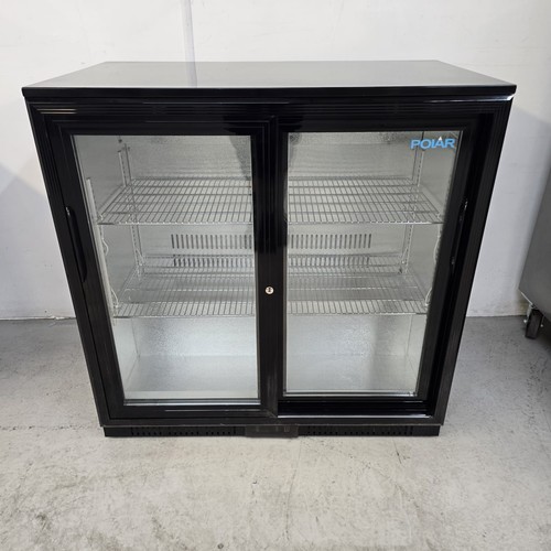 Bottle fridge double door - double, back