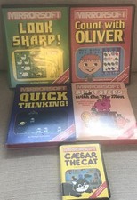 Look Sharp, Quick Thinking, Count . ZX Spectrum 48K Mirrorsoft Learning Software