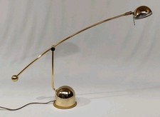 Vintage Brass Desk Lamp ~ long Reach Arm Table Lamp~1980s.