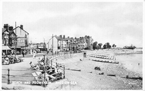 Rhos sea wales beach - wales,