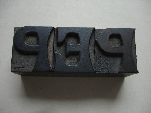 Vintage letterpress wooden - vintage,