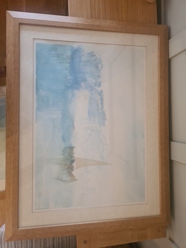 Pair watercolours signed - pair,