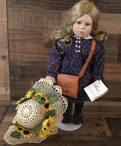 Rose doll christine orange - doll,