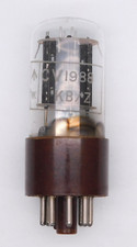 Rare GEC KB/Z CV1988 6SN7GT B65 Black Plate Valve Tube NOS (V4)