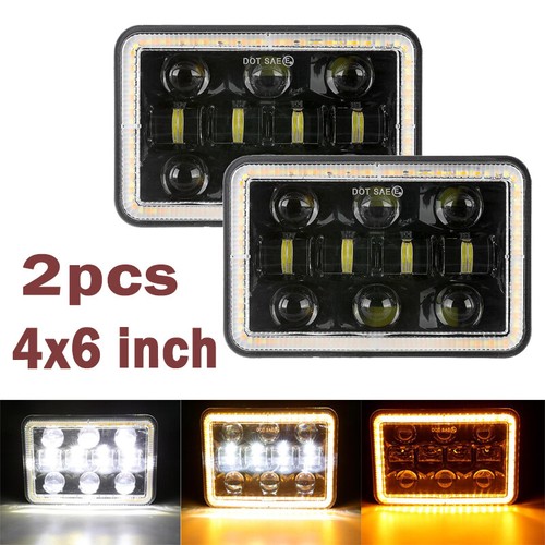2pcs 4x6 inch - 2pcs, led