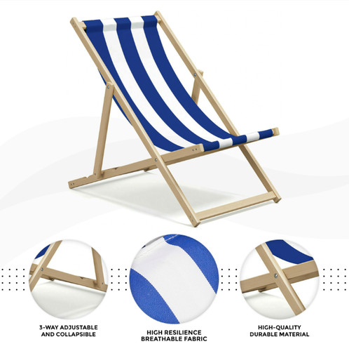 Deck beach wooden folding - deck,