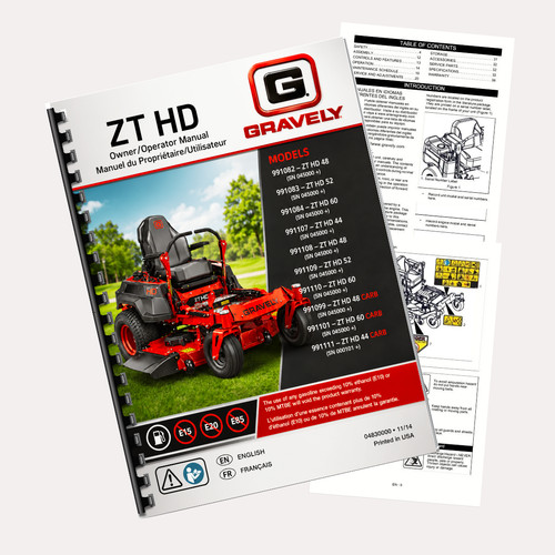 Gravely 52 60 zero - zt,