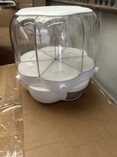 White Rotating Dry Food/Cereal Dispenser Dry Food Storage
