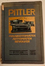 PITTLER Catalog 1917/18 —