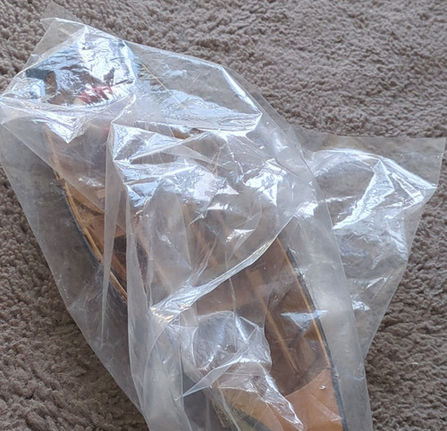 Vintage hand made wooden - hand,