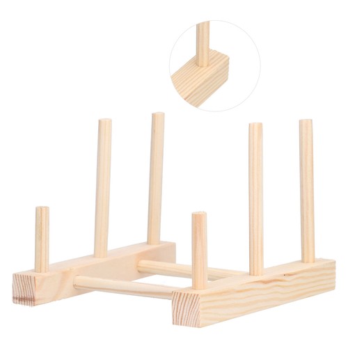 Wooden dish drying rack bamboo - drying,