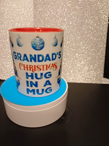 Grandad christmas hug a - in,
