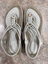 Socofy Shoes  Womens 41 Tan