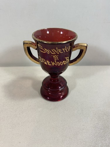 Antique ruby red glass - red,