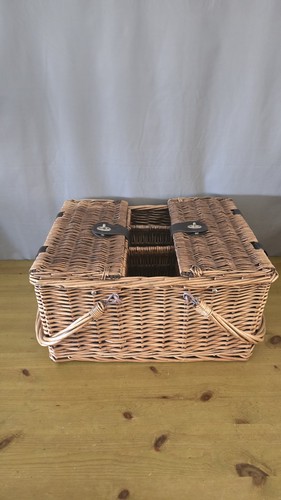 Wicker picnic basket - wicker, 4