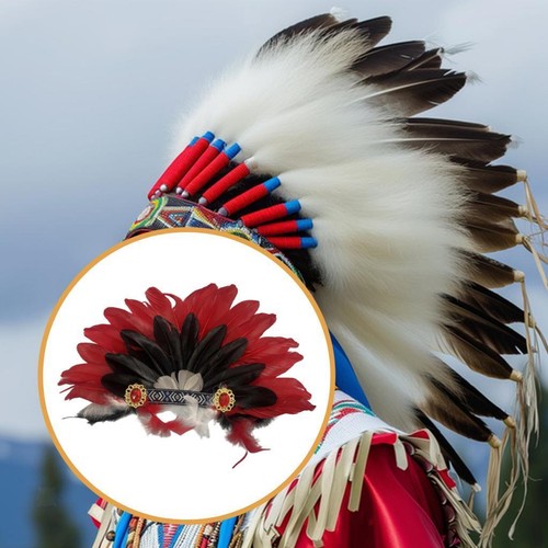 Indian feather headdress - indian,