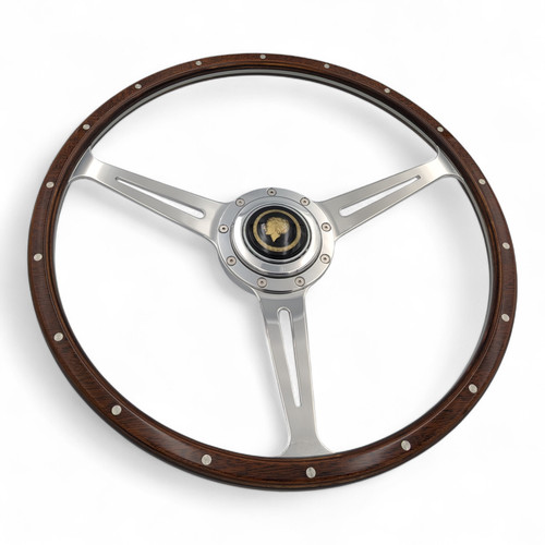 Golden lady steering wheel - golden,