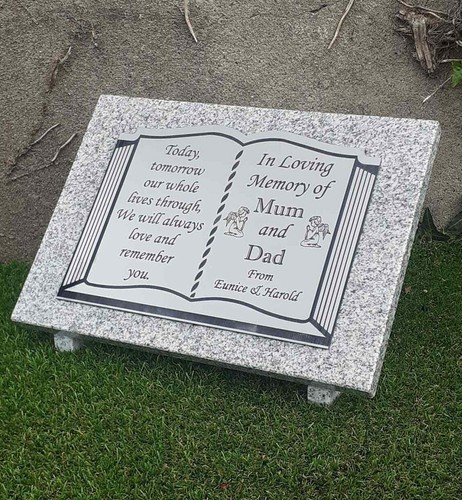 Personalised granite memorial - ,