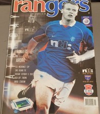 Rangers v  Airdrie,  CIS Insurance Cup, 3rd Round Tie 2001