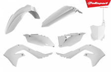Polisport Plastic Kit Kawasaki KXF 450 KX 450F 2019 - 2024 ALL WHITE