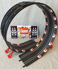 Carrera GO Track Loop Section Set x8 Red/White Chevrons Short Straights x2 Used