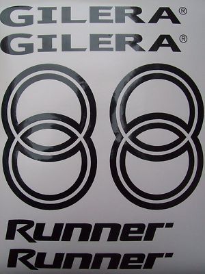 Gilera runner decals - decals, /
