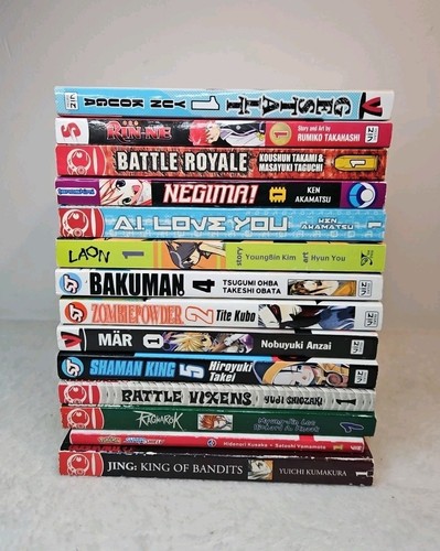 Manga bundle x14 with english - bundle,