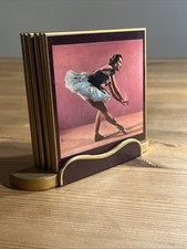 Vintage 1950’s Win-El-Ware No. 972 Ballet Pictorial Table Mats Set of 6