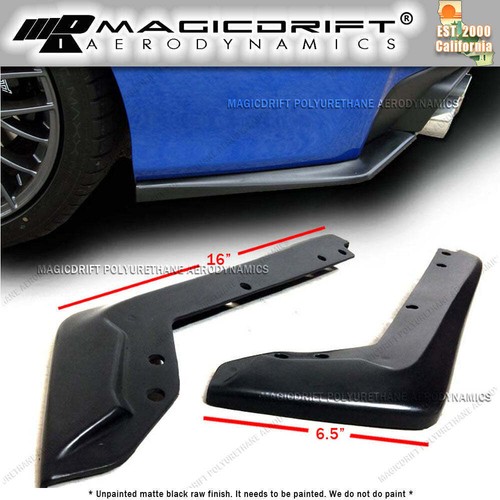 Universal rear bumper aprons - rear,