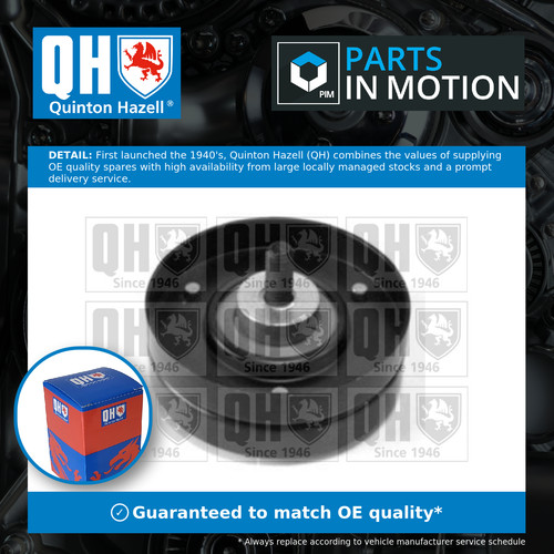 Aux belt idler pulley - idler, fits