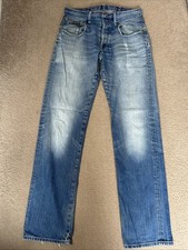 G-Star Blade Loose Colby Embro Men Blue Straight Slim Jeans W32 L36 (987)