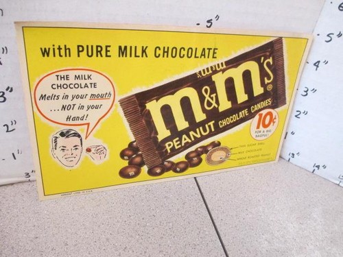 Mars candy package 1958 - m&m's,