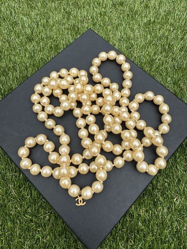 Vintage chanel long pearl - vintage,