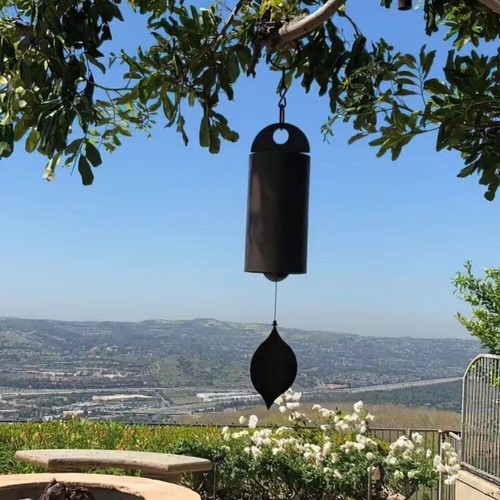 Large iron bells hanging - large, wind