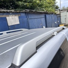 SILVER ROOF RAILS BARS MITSUBISHI PAJERO SHOGUN V88W MK4 3.2 DiD "2007-2015reg