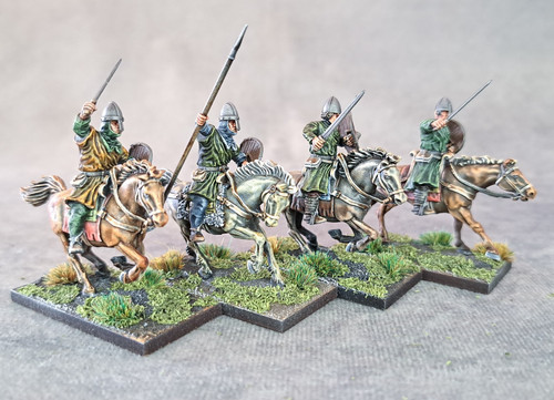 Painted norman light cavalry - light,