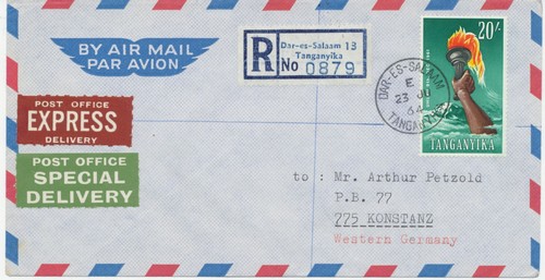 Tanganyika 1964 independence - tanganyika,